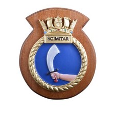 HMS Scimitar - Ship Badge /