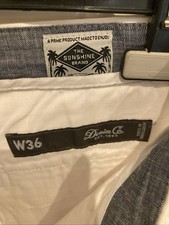 Primark Mens White Cotton 34