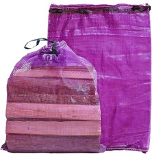 Mesh Firewood Bags 22"×32" Crawfish Sacks, Firewood Bags for Selling, Onion Bag 