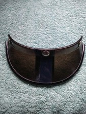 Centurion Motorcycle Helmet Translucent Peak. Repaired And Used. Lambretta