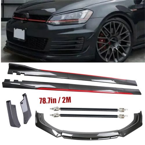 Carbon fiber red - fiber, lip