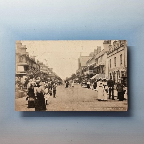Clacton postcard 1909 - clacton,