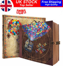 ✅Our Adventure Book Scrapbook 146 Pages DIY Retro Photo Album Wedding Gift✅