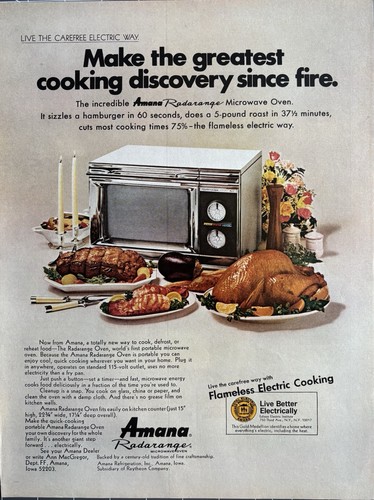 1969 amana radarange original - 1969,