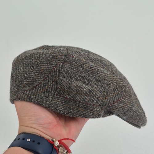 Olney flat cap 4 grey - cap, 1/4