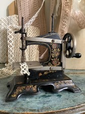 ~Antique German Miniature Sewing Machine~Serial No:287240~