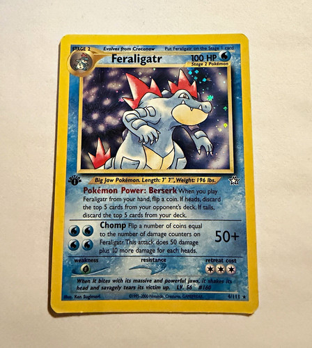 Pokémon tcg feraligatr 111 - feraligatr, 4/111