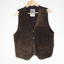 Vintage Brown Suede Leather