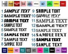 Personalised Sticker  Name