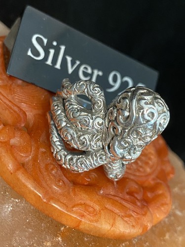Solid silver large octopus - solid,