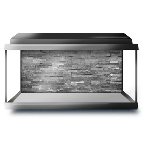 Fish tank background 90x45cm - fish,