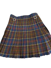Vintage Boys Kilt Anderson Modern Tartan + vintage scouts sporran + kilt pin 