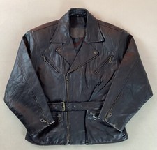 Vintage Leather Biker Jacket