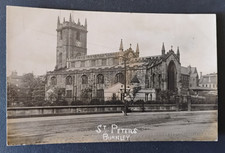 St Peters Church, Burnley Real Photo Postcard