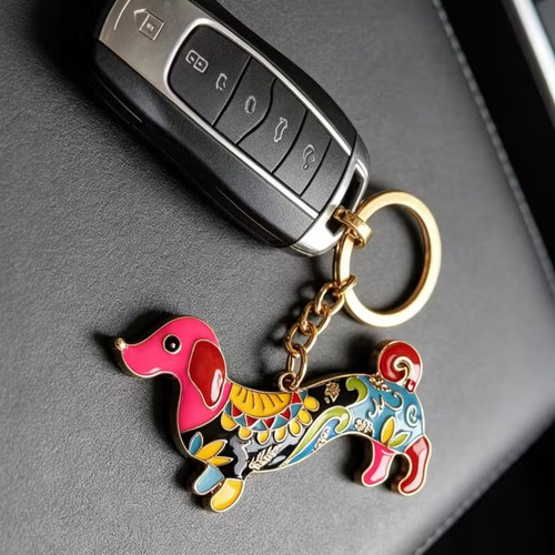 Dachshund keyring gifts - dachshund, gifts/