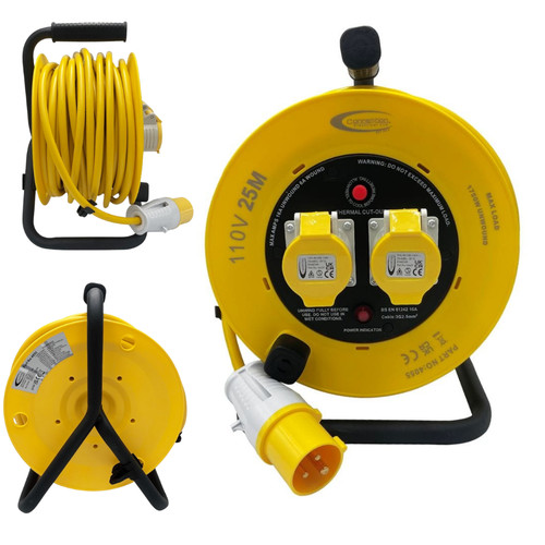 Cable reel 25m 110v outdoor - reel,