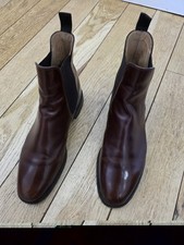 Loake 290T Tan Patent Chelsea