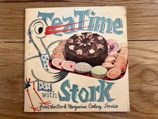 Vintage Tea Time With Stork Recipes - The Stork Margarine Cookery Service 