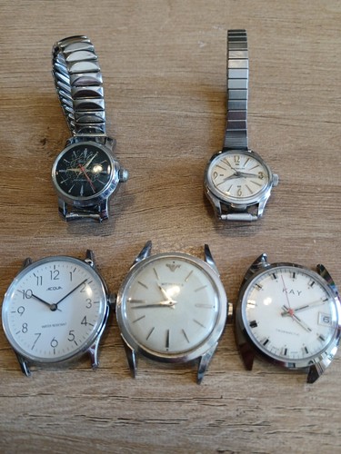 Lot vintage watches men - vintage,