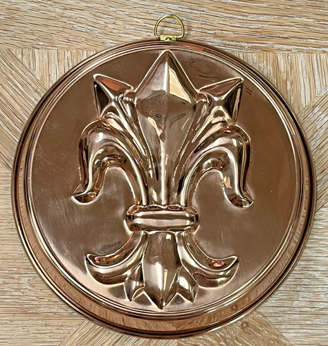 Vintage copper jello cake mold - copper,