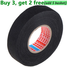 1x Car Insulation HARNESS TAPE 51608 ADHESIVE CLOTH FABRIC WIRING LOOM 15M*19mm