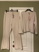 Rosie For Autograph Fleece Lounge Set Cream Size L New With Tags RRP £60