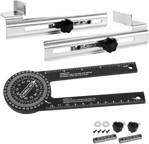 Miter saw protractor and crown - saw,