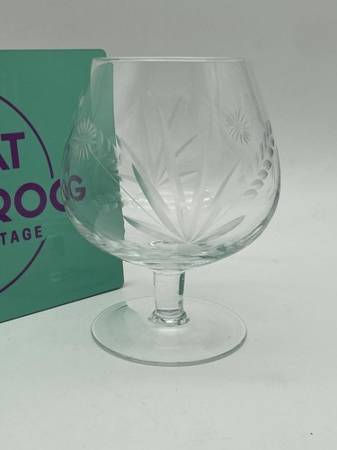 Vintage crystal glass large - crystal,