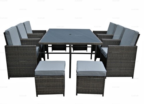 Seat rattan cube set - rattan,