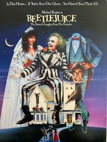 Tim burton signed beetlejuice - tim,