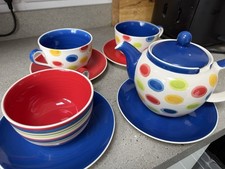 Whittard Large Spotted Tea Pot
