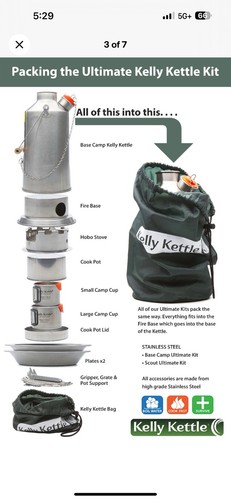 Kelly kettle ultimate - kettle, scout