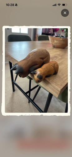 Lovely vintage handmade wooden - lovely,
