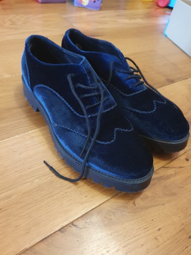 Adele alman blue velvet lace - alman,