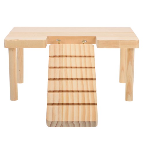 Wood hamster stand corner - stand,