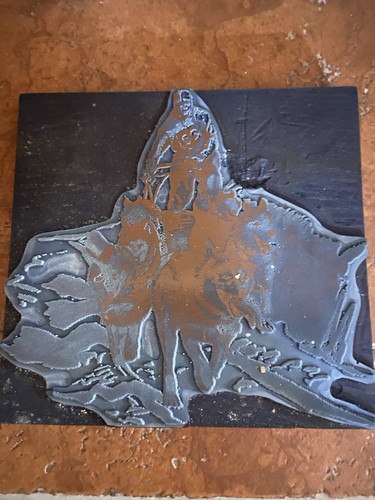 Vintage letterpress block - vintage,