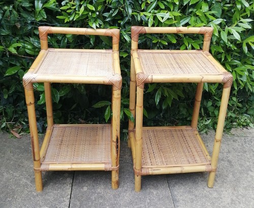 Vintage bamboo rattan - 2,