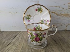 Scotland, Teacup and Saucer, Adderley, Fine Bone China, Made in England