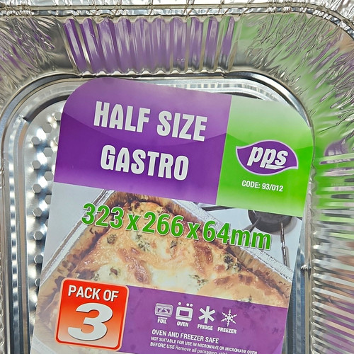 Pps half size - gastro, aluminium