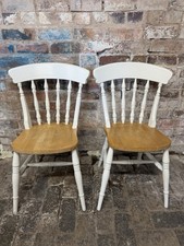 Pair spindle back dining - pair,