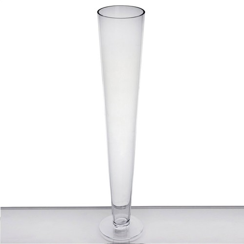 Pcs tall clear glass - 28",