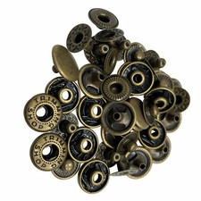 Heavy Duty Poppers Snap Fastener Press Stud Sewing Rivet Craft Clothing, 10-100
