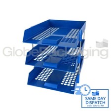3 x BLUE IN/OUT LETTER FILING