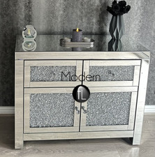 Crushed diamond sideboard 2