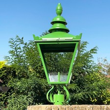 Green Lamp Post Top 90cm