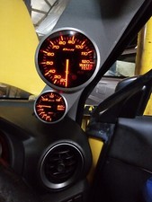 Defi Turbo And Water Temp Gauge 60mm With Subaru Pillar Pod