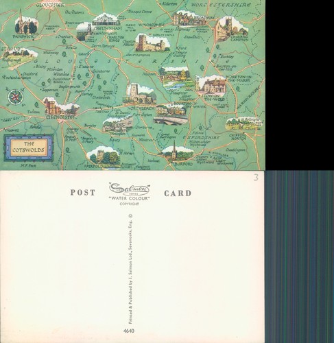 Map the cotswolds - the,
