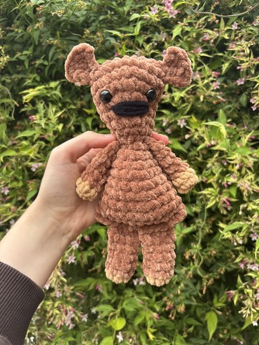 Handmade crochet bean - handmade, teddy