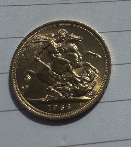 1966 full gold - sovereign, queen