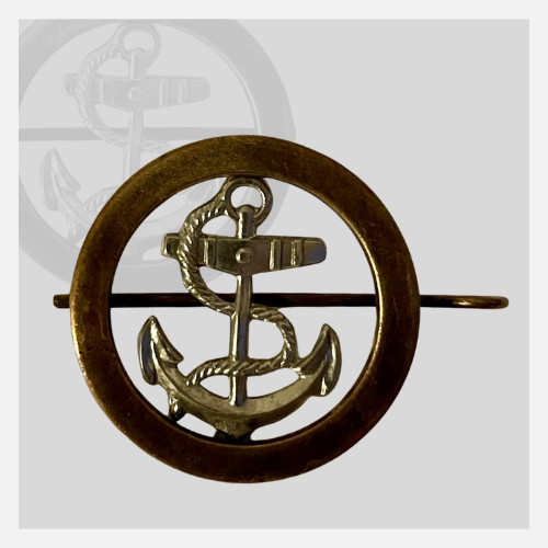 Royal navy sweetheart brooch - royal,